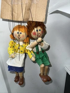 VTG 3 Stk. Los Marionette Tschechien Masek Emil E. Hauptmann Marionette RARE - ND1 - Bild 1 von 7