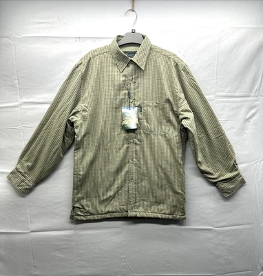 Champion Cartmel Men Walking Hiking Fleece Lined Shirt Size Medium Long Sleeve - Image 1 of 4