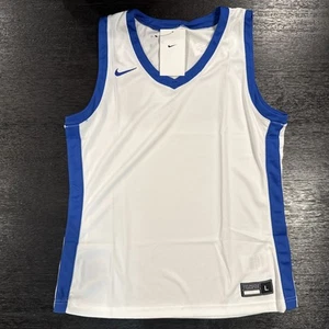 Nike NEU Dri-Fit Elite Damen LARGE Team Basketball Trikot DC2369 weiß blau - Bild 1 von 7