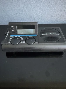 De Colección American Tourister Reloj Despertador de Viaje Radio Transidor Sin Antena - ¡Funciona! - Imagen 1 de 6