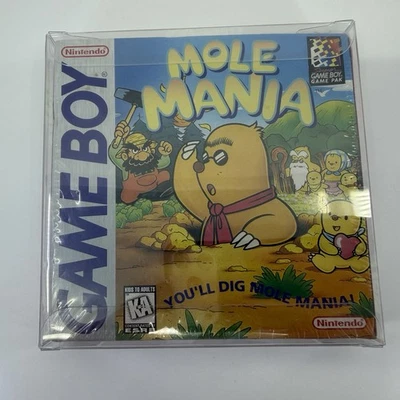 Mole Mania Nintendo Gameboy New Sealed Indent Top Right w/ Protective Case - Image 1 of 4