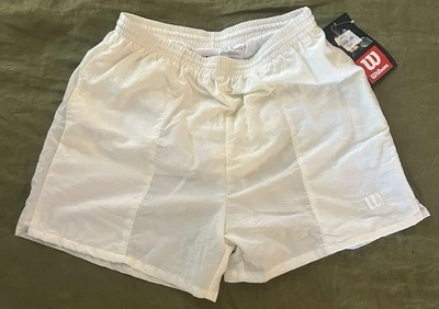 NWT Vintage Wilson Shorts White Size Medium Tennis M - Image 1 of 4