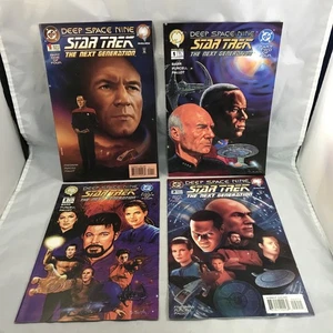Star Trek Next Generation DS9 DC Malibu Comics MIni Series 1-4 Complete VF - Picture 1 of 24