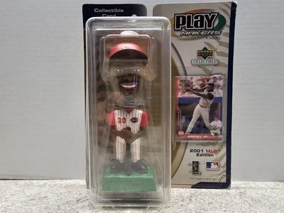 Ken Griffesy Jr Cincinnati Reds MLB 2001 Upper Deck Play Makers Bobblehead Novo na embalagem  - Imagem 1 de 4