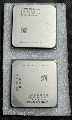 2x AMD OSA254FAA5BL 2.8GHz CPU, AMD Opteron 254, E4 Stepping, Sun  370-7962 - Image 1 of 4