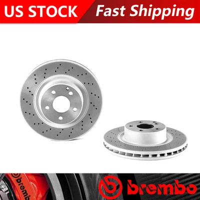 Se adapta a rotores de freno delanteros recubiertos Mercedes-Benz CL500 2000-2002 - Brembo Premium OE Foto 1 de 4