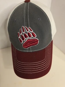 University Of Montana Iconic Red Bear Paw Hat One Size - Picture 1 of 7