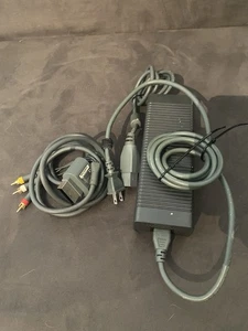 Xbox 360 FAT  Power Cord and AV Cables OEM - Picture 1 of 1
