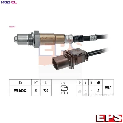 LAMBDA SENSOR 1.998.477 FOR MERCEDES-BENZ BMW 3/E91/E90/Convertible/E92/6/E6 SLK - Image 1 of 4