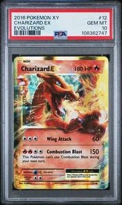 Charizard EX 12/108 XY Evolutions Half Art PSA 10 Pokemon Card - Picture 1 of 2