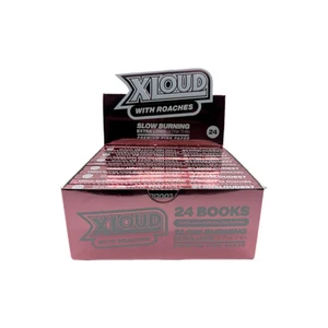 Xloud XL Pink Rolling Papers Extra Long Thin with Roach Slow Burning Top Quality - Picture 1 of 4