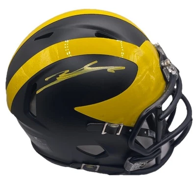 ANDREW MARSH AUTOGRAPHED SIGNED MICHIGAN WOLVERINES MINI HELMET PSA/DNA - Image 1 of 2