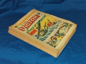 Collection Of 1965 The Victor Comics No 202 - 218 & 1969 No 411 Good/Very Good - Picture 1 of 8