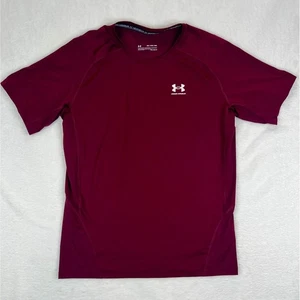 Under Armour HeatGear Compression Maroon Sportshirt Herren 3XL - Bild 1 von 7