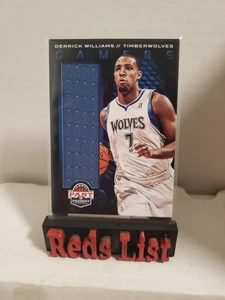 2012-13 Past & Present Gamers Rookie Materials #5 Derrick Williams Timberwolves - Imagen 1 de 6