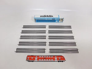 EA754-1# 10X Märklin H0 AC 2200 Track Piece K-Track Straight 180 Mm Mint Box - Picture 1 of 5