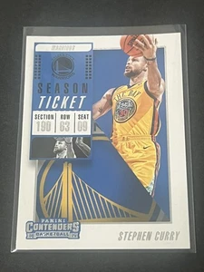 2018-19 Contenders Stephen Curry Season Ticket #86 Golden State Warriors - Picture 1 of 2