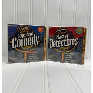 Old-Time Radio Legends of Comedy & Master Detectives Cassette Tapes Set - Picture 1 of 9