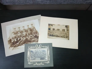 Konvolut 3 große Soldatenfotos im Passepartout um 1915 WK1 1. Weltkrieg - Bild 1 von 10