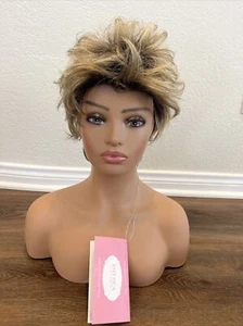 Estetica Designs Christa LIGHT BROWN WITH CHUNKY GOLDEN BLONDE HL (RMH12/26RT4) - Picture 1 of 7