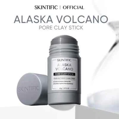 SKINTIFIC Alaska Volcano Pore Clay Stick 40g - Blackhead Mask / Clay Mask ✨✨ - Image 1 of 4