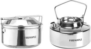 Fire-Maple Antarcti Stainless Steel Kettle and Pot Set 1.0L Camping Kettle an... - Picture 1 of 15