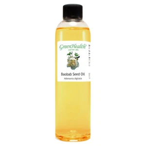 Aceite portador de semillas Baobab - 8 fl oz - Botella de plástico transparente con tapa - GreenHealth - Imagen 1 de 1
