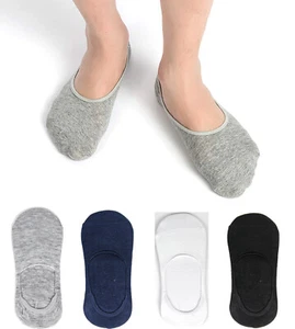 12 Pairs Mens No Show Invisible Socks Low Cut Fashion Liner Loafer Boat Non Slip - Picture 1 of 5
