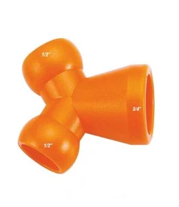 Manguera articulada refrigerante Y distribuidor reducción 3/4" a 1/2" - Imagen 1 de 1