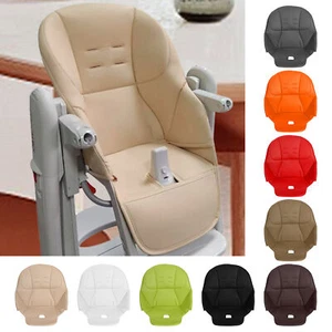 Kids High Chair Pad Dining Chair Protection Cover Cushion Comfortable PU Leather - Picture 1 of 21