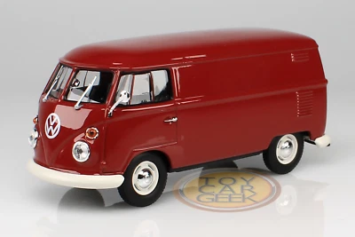 Volkswagen T1 1963 furgoneta de reparto - rojo 1:43 Maxichamps 940 052201 Foto 1 de 2