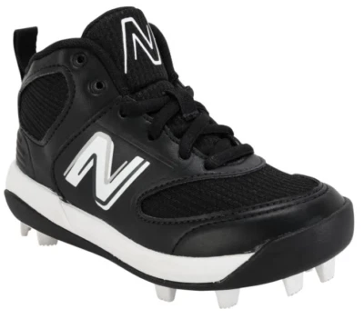 New Balance 3000v6 Boy's Mid TPU Molded Baseball Cleats- Many Colors and Sizes - Image 1 of 2