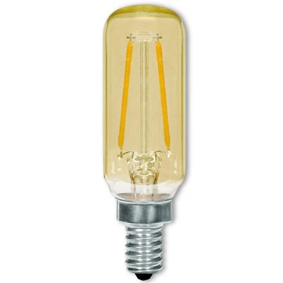 T6 LED Light Bulb - Candelabra Base - Amber - 2.5W - 120V - 2000K - SATCO-S9873 - Image 1 of 4