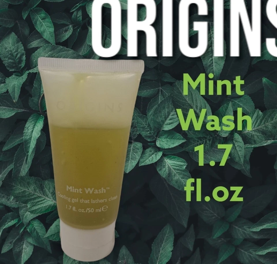 ORIGINS Mint Wash Cooling Gel that lathers clean 1.7 fl oz New - Image 1 of 1