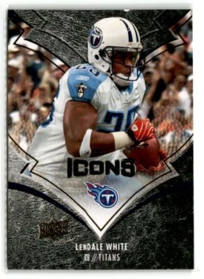 2008 Upper Deck Icons Football  #96 LenDale White  Tennessee Titans - Image 1 of 2