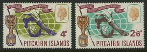 Pitcairn Islands 1966 Scott # 60-61 MNH Set - Foto 1 di 1