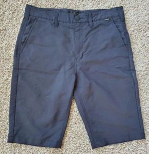 HURLEY NIKE Dri-Fit Black Golf Shorts Boy's Size 20 - EUC - Picture 1 of 2