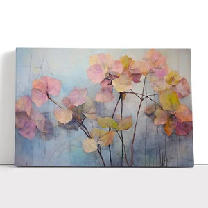 Hydrangea Gestural No.4 Canvas Print Wall Art Framed Poster Picture Home Decor - Picture 1 of 4
