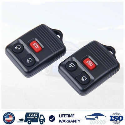 2 Alarmas Transmisoras Llavero Control Remoto Coche Entrada Sin Llave para Ford F150 F250 Foto 1 de 4