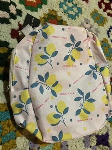 Kendall + Kylie Mini 8'' Backpack Light Pink & Lemons Pattern NWT NEW FREE SHIP! - Picture 1 of 6