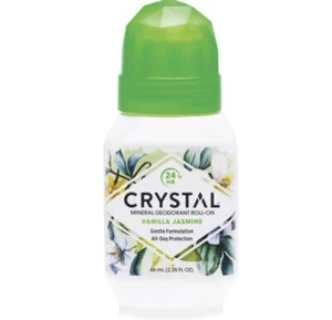 5 x 66ml CRYSTAL ESSENCE Deodorant Vanilla Jasmine Roll On - Picture 1 of 1