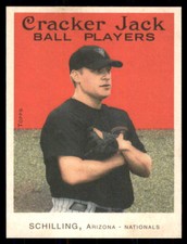 2004 Topps Cracker Jack Mini Baseball Card #140A Curt Schilling D'backs