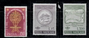 India Vatican  Malaria Eradication  stamps medicine public health - Picture 1 of 1