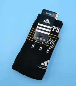 Pittsburgh Penguins Crew Socks Mens Large Sz 9 - 11 Adidas Black Hockey NHL Y2K - Picture 1 of 3