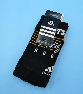 Calcetines Pittsburgh Penguins Crew para hombre talla grande 9-11 Adidas negros hockey NHL Y2K Foto 1 de 3