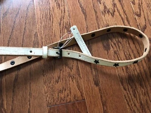 NWT Ralph Lauren Womens Leather Belt Size XS - Picture 1 of 7