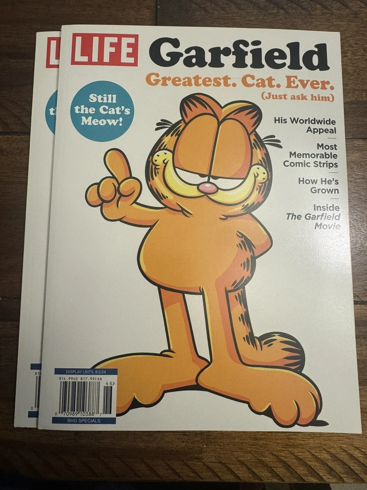 Garfield LIFE Magazine Greatest Cat Ever The Movie 2024 Special Edition