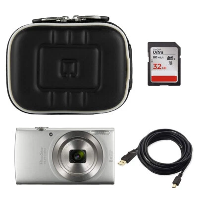 Small Compact Digital Camera Case Pouch Bag W/ Clip For Sony DSC WX350/W800/W830 - Image 1 of 4