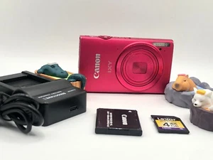 Canon IXY 420F PowerShot ELPH 320 HS IXUS 240 Pink 16.1MP Englisch OK #i1106 - Bild 1 von 14