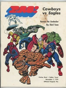 Pro! The Official Program of the NFL • 11/1/70 • Phila. Eagles vs. Cowboys - Picture 1 of 1